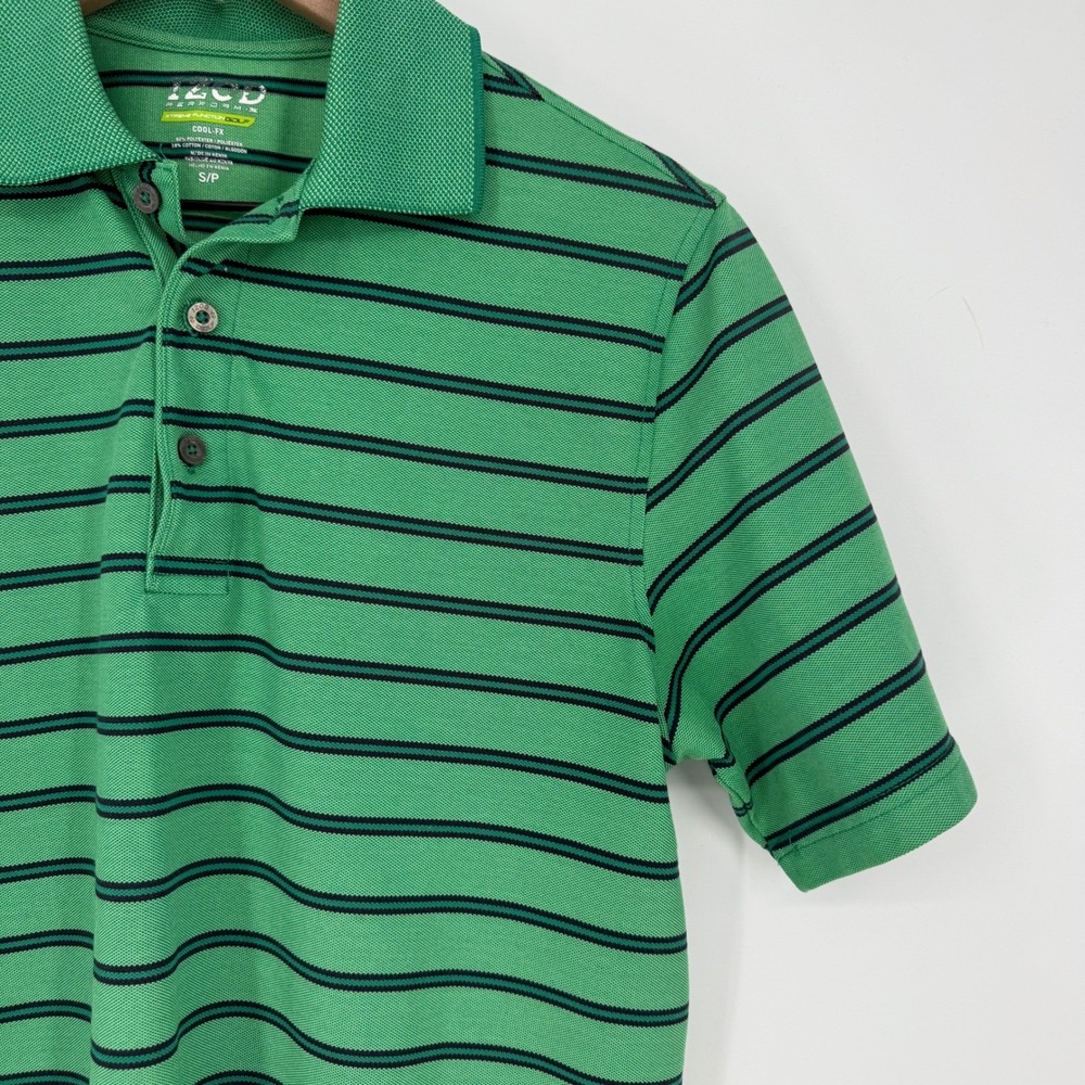 Izod Perform Xtreme Function Golf Polo Shirt Gree… - image 4